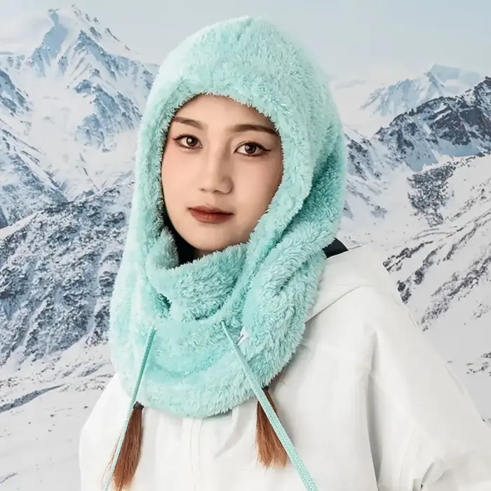 Qunature Arctic Velvet Ski Balaclava Size M - Mint Photo 8