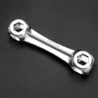 Wozinsky WMZ-01N tool kit, 16-in-1 bicycle multitool, pump, wrenches, inner tube kit - black Фото 14