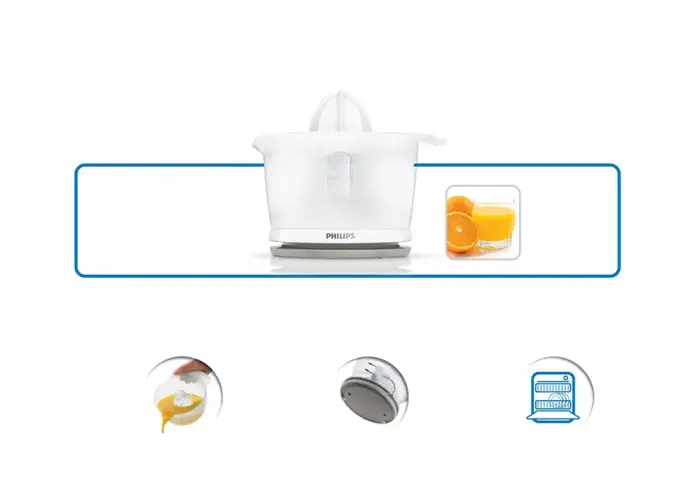 PHILIPS Citrusaugļu sulasspiede 25W 0.5l Foto 6