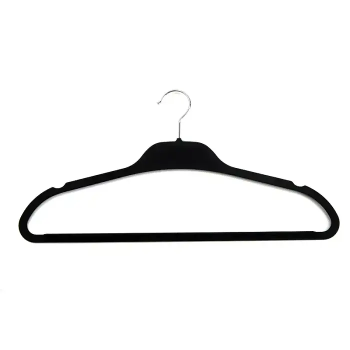 Drēbju pakaramais plastmasas Soft Touch 43cm asorti, melns/zils/gaiši pelēks/balts Foto 4