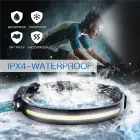 LED headlamp with IPX4 motion sensor USB-C 1200 mAh - black Photo 20