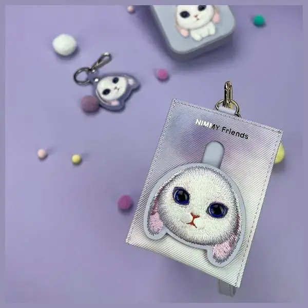 Nimmy portfel na karty fioletowy|purple   Big Eyed Pet 2.0 Rabbit Фото 4