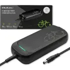 Qoltec Fast Charger for e-bike, electric scooter  36V | 42V | 2A | 5.5*2.5 | water resistant + power cable Foto 1