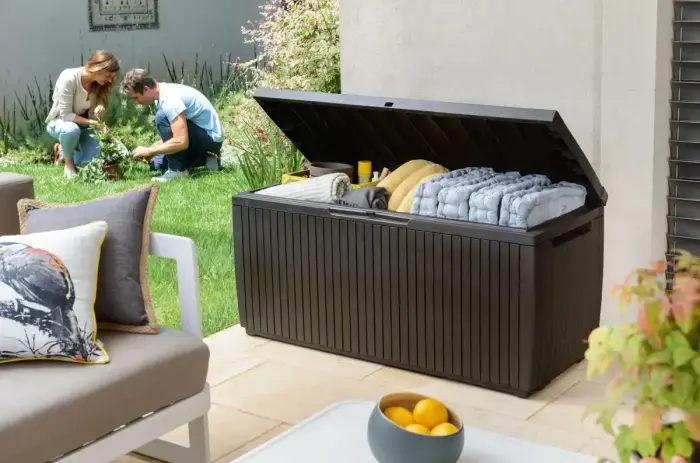 Uzglabāšanas kaste Springwood Storage Box 305L brūna Foto 11