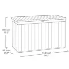 Uzglabāšanas kaste Darwin Box 662L zaļa Foto 3