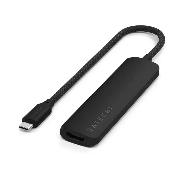 SATECHI adapter HUB 4in1 Type C ST-P4SK black Фото 3