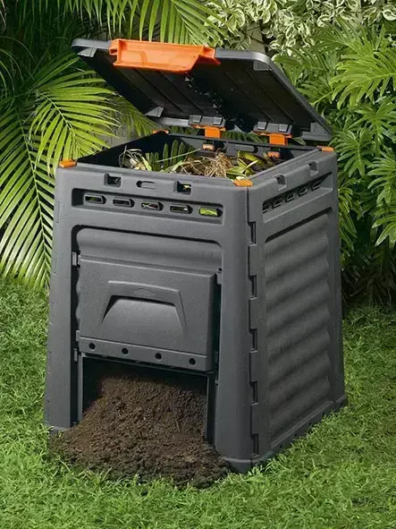 Komposta kaste Eco Composter 320L melna Foto 5