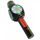 Goodbuy LED 360 караоке микрофон с динамиком bluetooth | 5 Вт | aux | голосовой модулятор | USB | Micro SD черный Фото 1