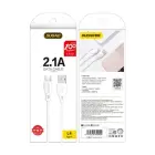 Dudao L4T data transfer and charging cable | USB-A to USB-C | 10.5W | 1m | white Photo 14