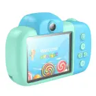 Digital kids camera Hoco 2MP 2,4" Full HD DV201 blue Photo 3