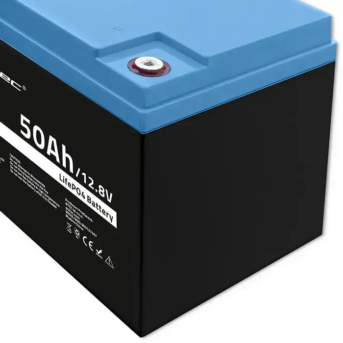 Qoltec LiFePO4 lithium iron phosphate battery | 12.8V | 50Ah | 640Wh | BMS Foto 4