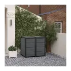 Atkrituma tvertņu 2x240L uzglabāšanas konteiners Hide Away pelēks Foto 5