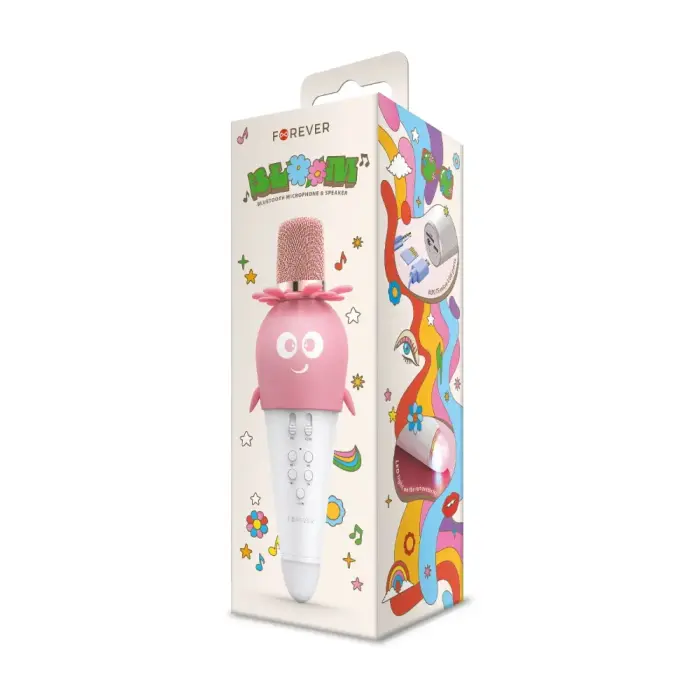 Forever Bluetooth microphone with speaker AMS-200 pink Foto 2