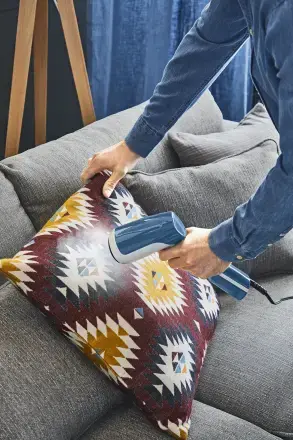 TEFAL rokas tvaika gludināšanas sistēma Access Steam First, zils ar baltu Photo 6