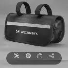 Wozinsky WMZ-01N tool kit, 16-in-1 bicycle multitool, pump, wrenches, inner tube kit - black Фото 7