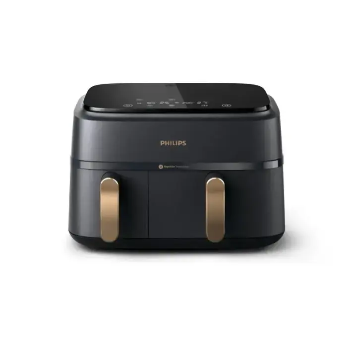 Philips Airfryer NA352 00 Dual Basket 9L 2750W black copper (NA352/00) Photo 2
