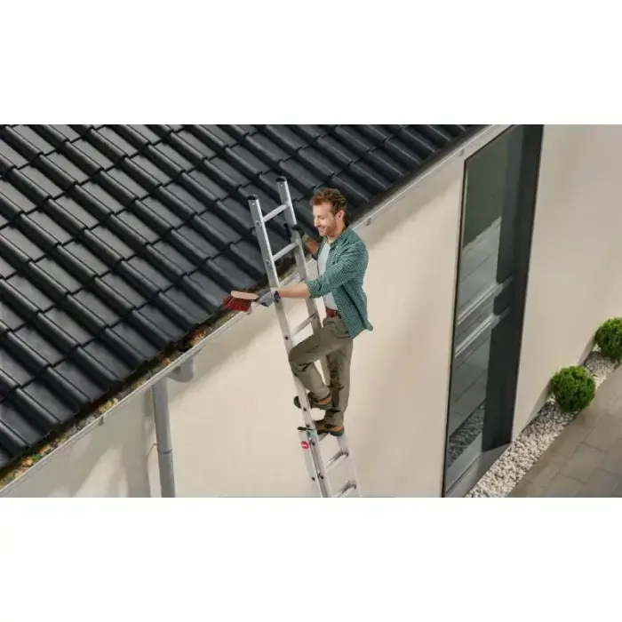 Kāpnes S80 ProfiStep duo / alumīnija / 2x15 pakāpieni Foto 3
