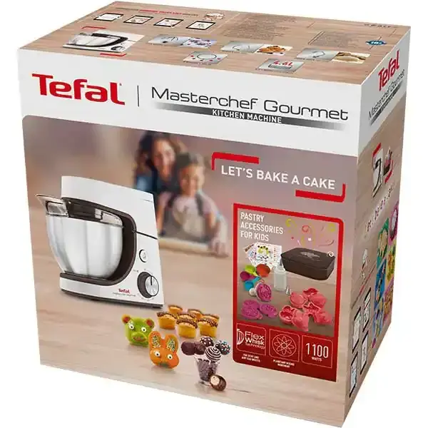 TEFAL virtuves kombains, balts Foto 2