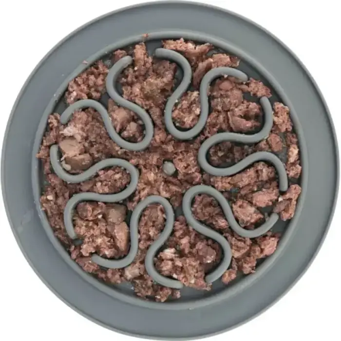 Interaktīvā bļoda : Trixie Slow Feed feeding mat, silicone, ø 24 cm Foto 4