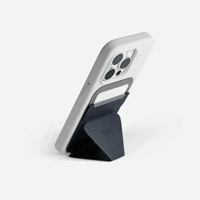 Moft Movas Snap-On MagSafe Magnetic Wallet and Phone Stand navy blue Photo 2