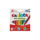 Vaska krītiņi CARIOCA, 24gab., mazgājami Foto 2