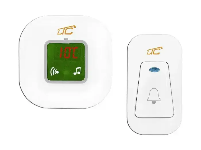 LTC LXDZ1 Electro Wireless doorbell with thermometer, AC 230V Photo 2
