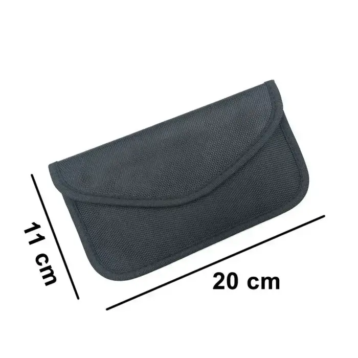 Anti-theft Case for Car Keys Phone Radio Blocking Faraday Box Faraday Cage 20cm x 11cm Black Фото 4