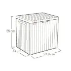 Storage box City Storage Box 113L gray Photo 8