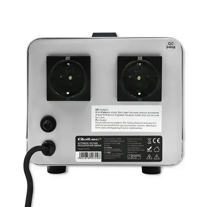 Qoltec   Automatic Voltage Stabilizer AVR 2000VA Foto 9