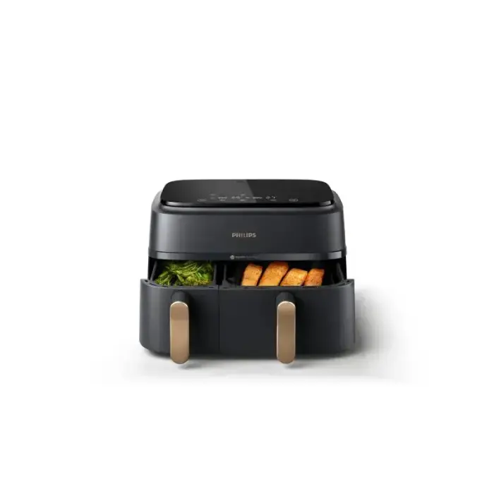 Philips Airfryer NA352 00 Dual Basket 9L 2750W black copper (NA352/00) Photo 5