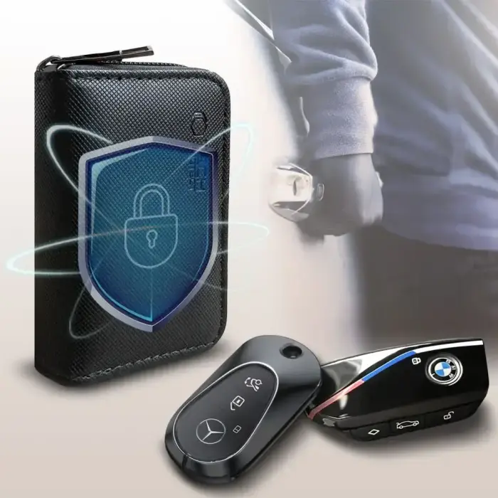 KLATKA FARADAYA TECH-PROTECT KLR300 POUCH KEYLESS RFID SIGNAL BLOCKER CASE BLACK Foto 2
