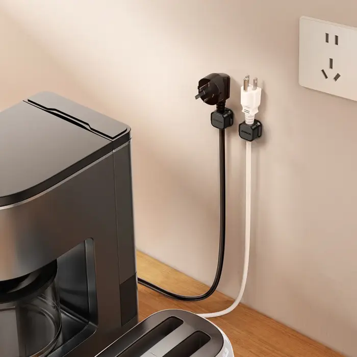 Joyroom JR-ZS368 magnetic cable organizer - black (6 pcs.) Фото 8