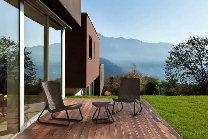 Dārza mēbeļu komplekts Rio Patio Set brūns Foto 4