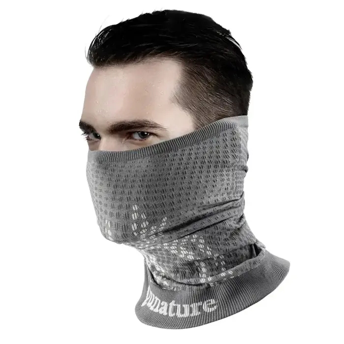 Qunature 11230014001 ski scarf, sports bandana, universal size - gray Foto 2
