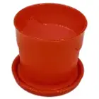 Круглый контейнер для хранения продуктов Cello Max Fresh | 175 мл | красный Фото 2