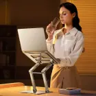 Wozinsky WRS-CPY75DSS Aluminum Laptop and Tablet Stand + Free Smartphone Stand - Silver Photo 38