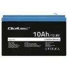 Qoltec LiFePO4 lithium iron phosphate battery | 12.8V | 10Ah | 128Wh | BMS Foto 5
