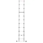 Telescopic ladder T80 FlexLine / aluminium / 11 steps Photo 4
