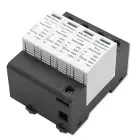 Qoltec AC surge protector arrester | 4P | 420V | T2 | C Photo 5