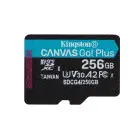 Kingston memory card 256GB microSDXC Canvas Go Plus Gen4 200MB/s A2 U3 V30 + adapter Фото 1
