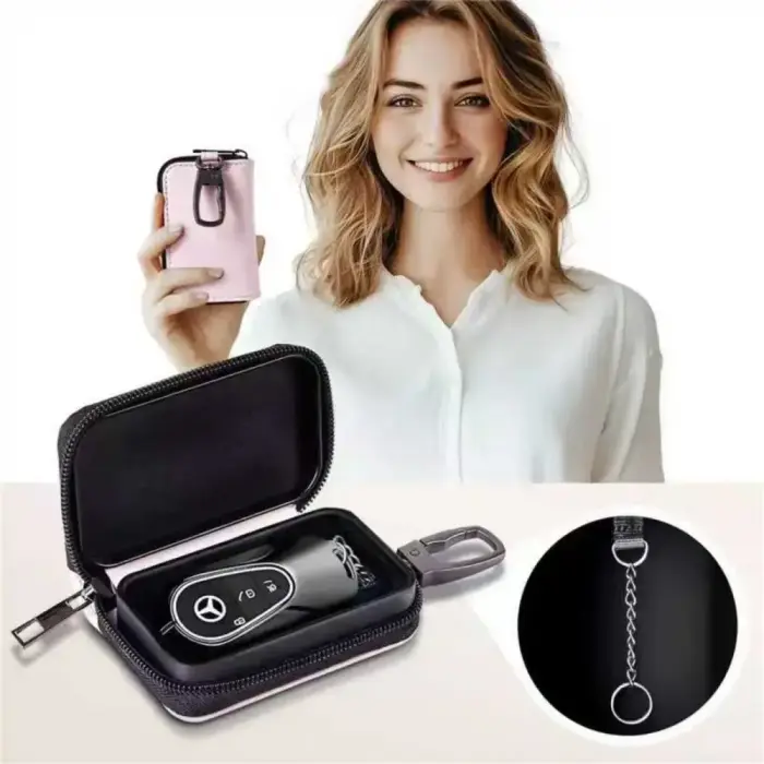 KLATKA FARADAYA TECH-PROTECT KLR300 POUCH KEYLESS RFID SIGNAL BLOCKER CASE PINK Foto 2