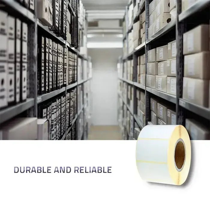 Qoltec Thermal transfer labels 50 x 30 | 1000 labels Photo 3