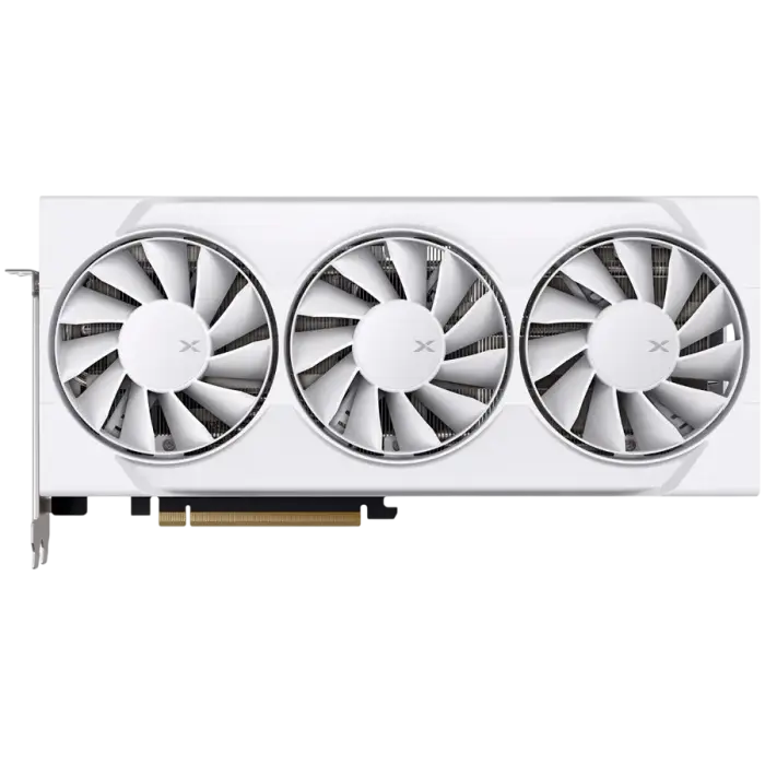 XFX Swift AMD Radeon RX 9060 XT OC White Triple Fan Gaming Edition 16GB GDDR6 128-bit HDMI 2x DP Foto 3