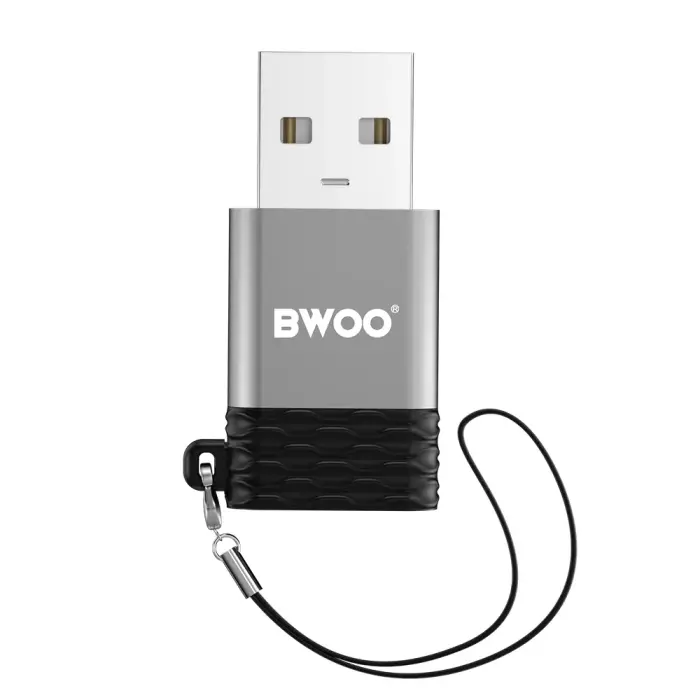 BWOO adapter BZ-38 USB-C - USB gray OTG Фото 4