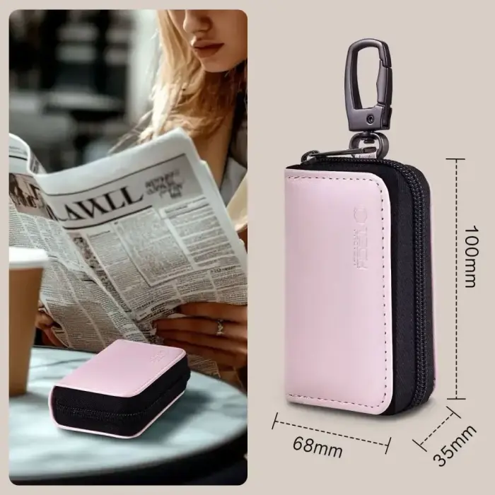 KLATKA FARADAYA TECH-PROTECT KLR300 POUCH KEYLESS RFID SIGNAL BLOCKER CASE PINK Foto 5