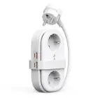 Orico AP3 20W GaN 5in1 Power Strip 2x AC + 2x USB-A + 1x USB-C - White Foto 1