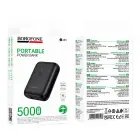 Borofone Power Bank 5000mAh BJ81 Stability - USB - black Foto 6