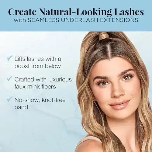 Ardell Seamless False Eyelashes, Fauxmink M Curl, 32 CT Photo 4