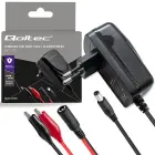 Qoltec Automatic charger for AGM GEL STD batteries | 6V/12V charger | 6W | 5.5x2.1 | 1.8m cable Photo 8