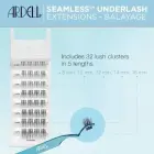 Seamless Undies Underlash Extensions Refill, Balayage Cluster Lashes, Lightweight & Comfortable, up to 5 Applications, Assorted Eyelash Lengths, 32 Photo 5